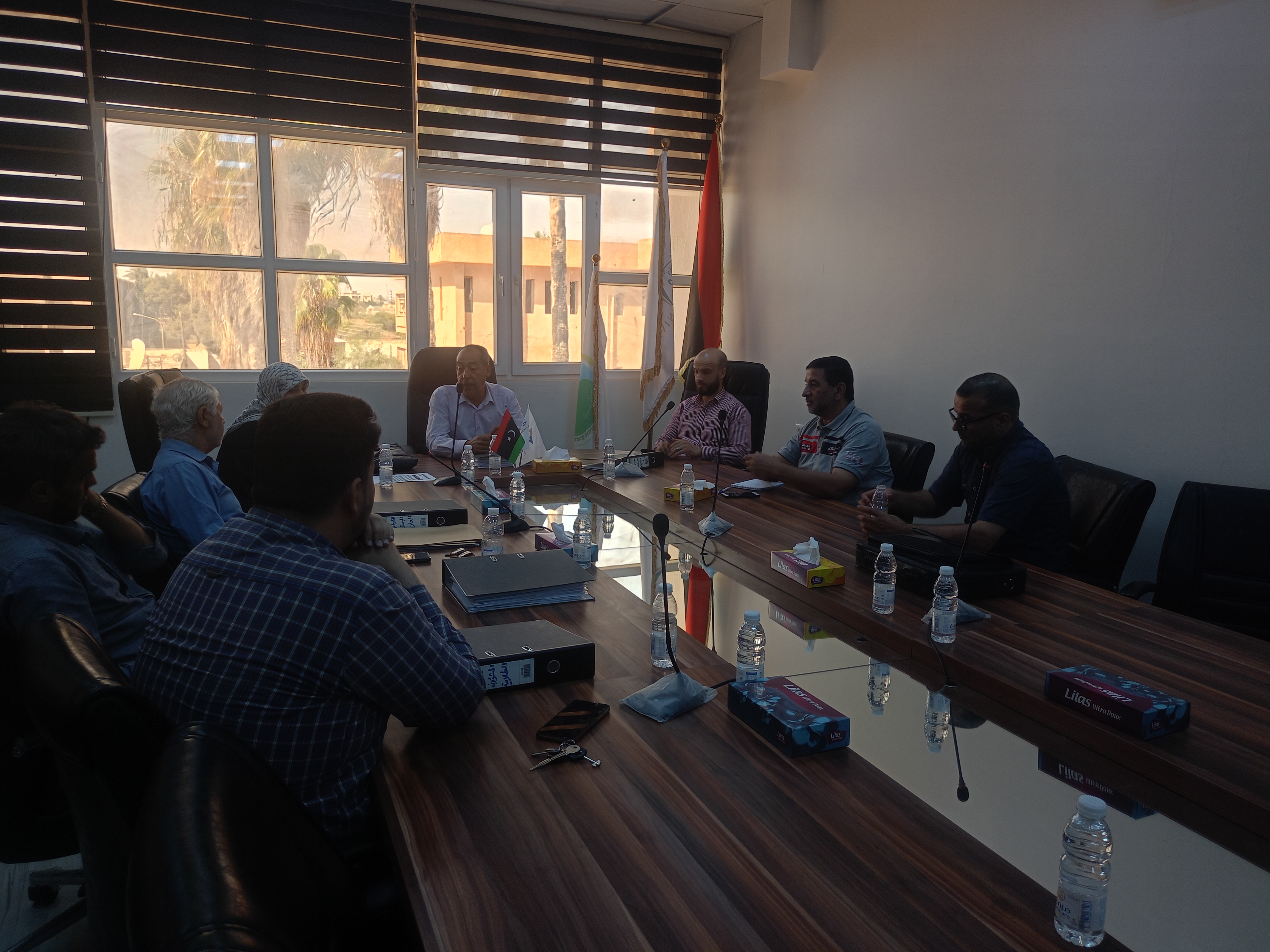 اجتماع اللجنة المساندة برؤوساء فرق معيار لاعتماد المؤسسي كلية الزراعة