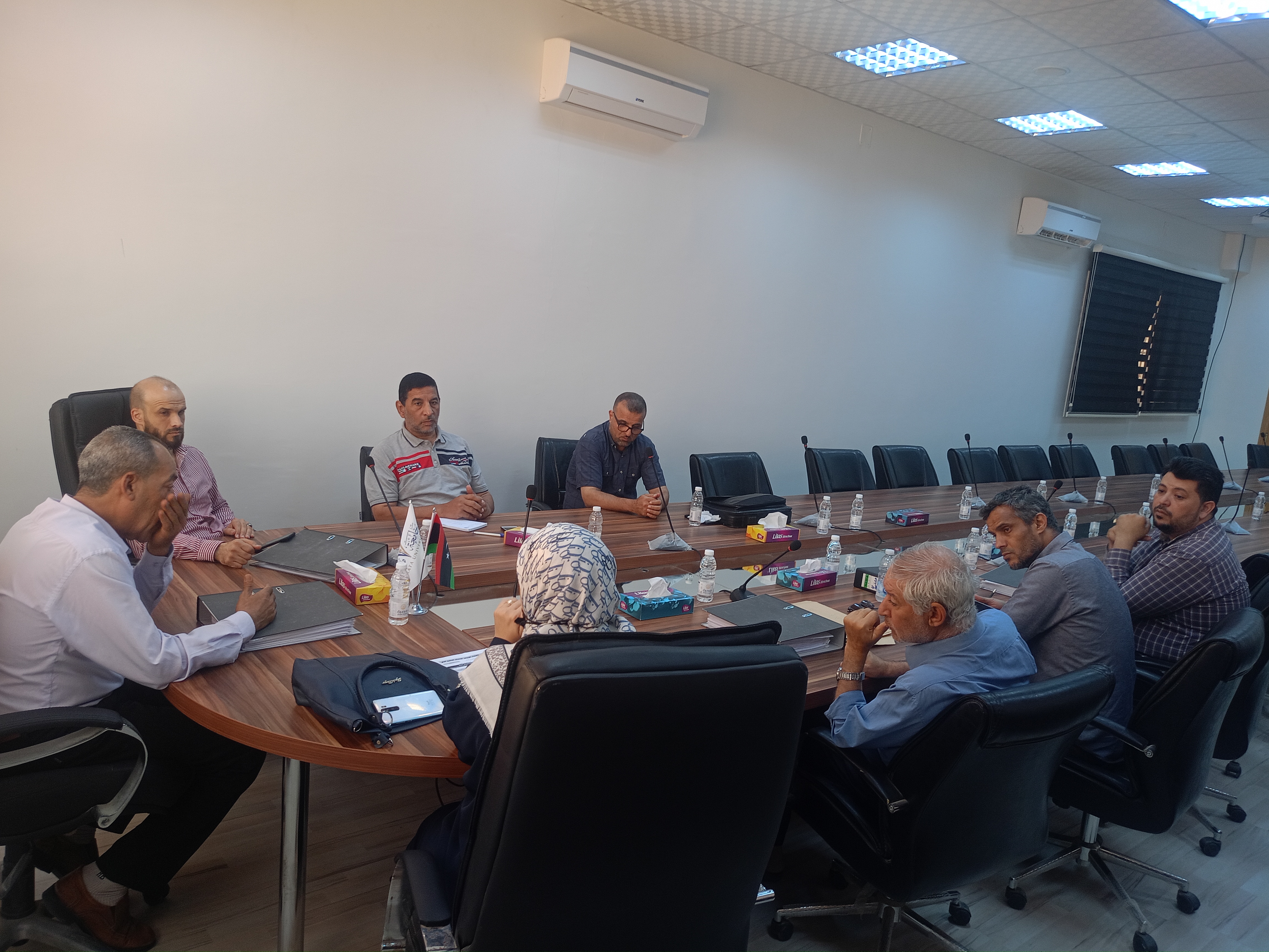 اجتماع اللجنة المساندة برؤوساء فرق معيار لاعتماد المؤسسي كلية الزراعة