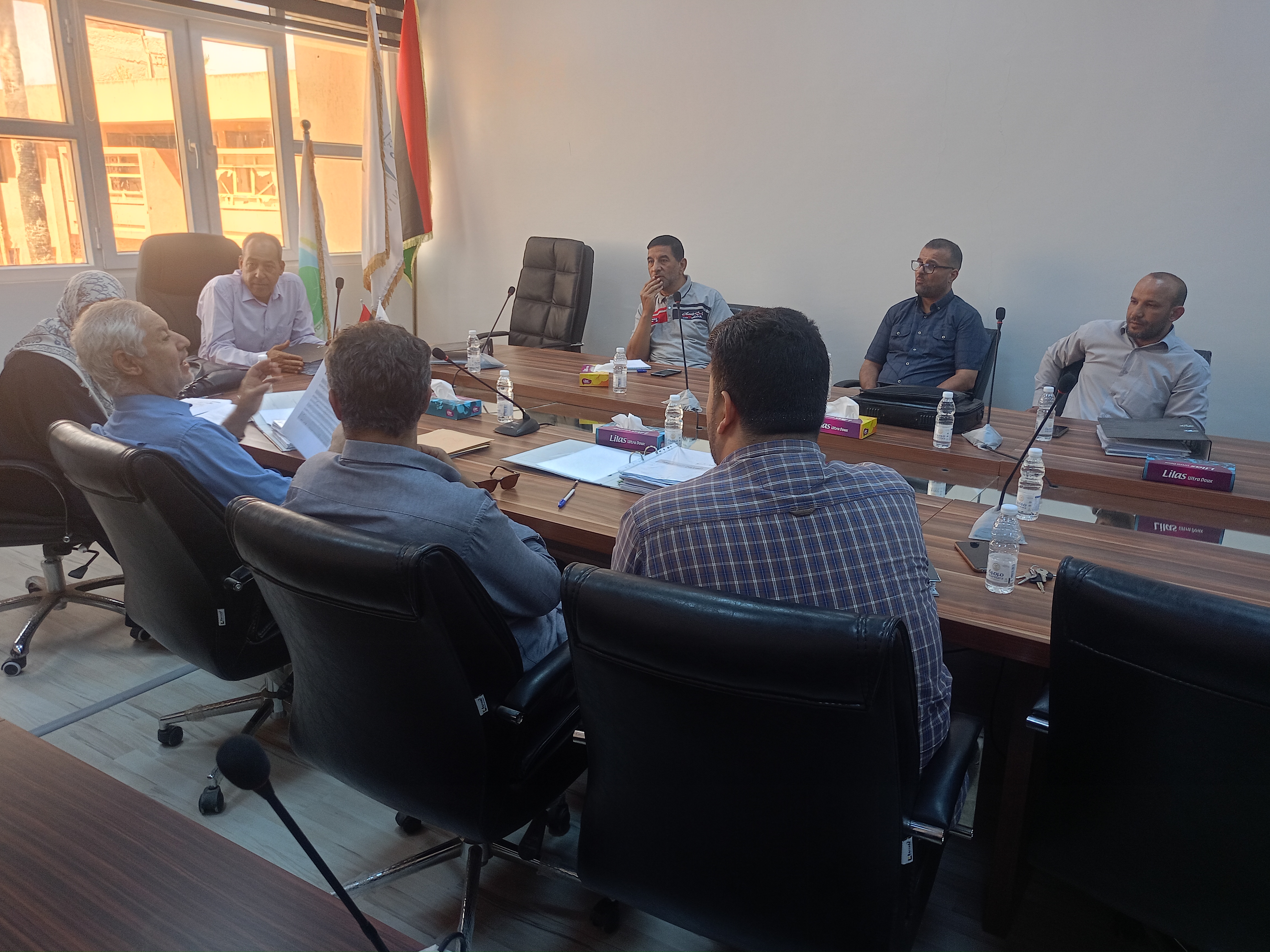 اجتماع اللجنة المساندة برؤوساء فرق معيار لاعتماد المؤسسي كلية الزراعة