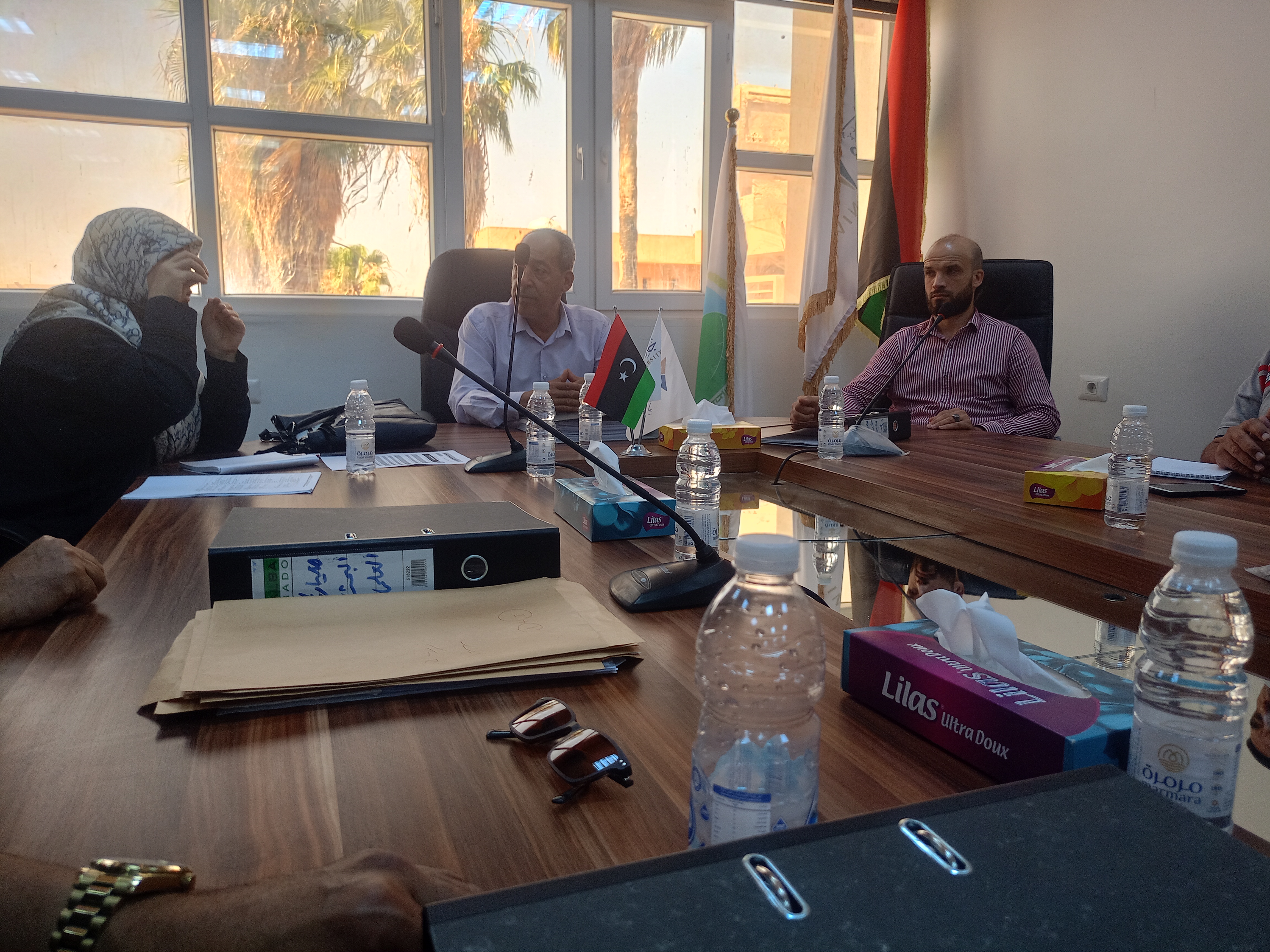 اجتماع اللجنة المساندة برؤوساء فرق معيار لاعتماد المؤسسي كلية الزراعة