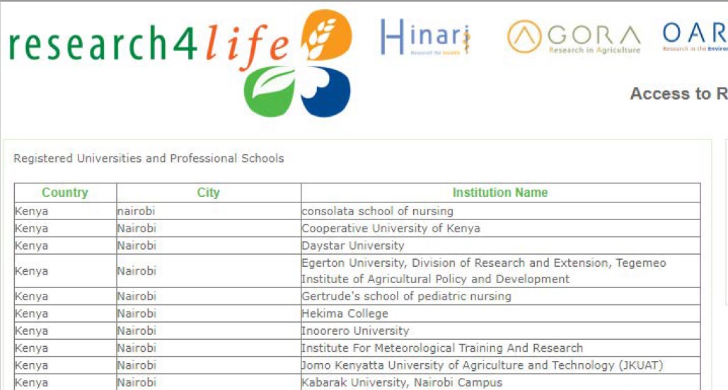 تسجيل كلية الزراعة ضمن محرك البحث Research 4 life 